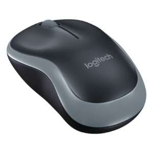 LOGITECH M185 WIRELESS OPTICAL MOUSE, SWIFT GREY