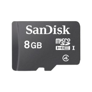 SANDISK 8GB MICROSDHC CLASS 4 MEMORY CARD